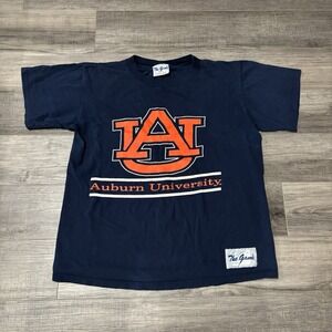 Vintage 90s Auburn University Tigers The Game T-Shirt Sz Medium Single Stitch